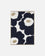 marimekko unikko towel | navy, gold + white
