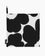 marimekko pieni unikko pot holder | black & red