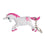 unicorn fantasy light up keychain