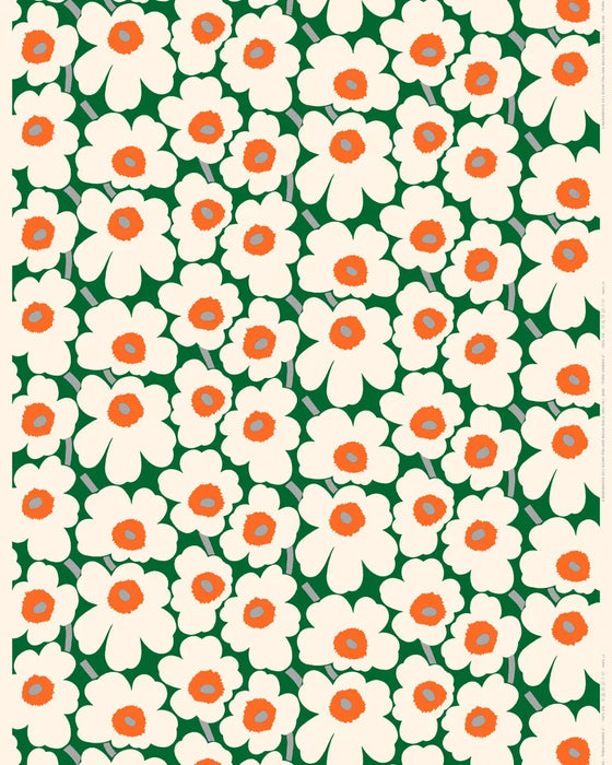 marimekko acrylic coated cotton fabric | pieni unikko