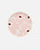 marimekko unikko pink + white plate | 20 cm