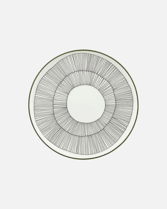 marimekko kukat puhkeavat plate | 20 cm green