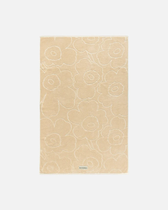 marimekko piirto unikko towel | light beige