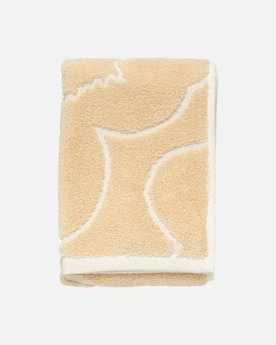 marimekko piirto unikko towel | light beige