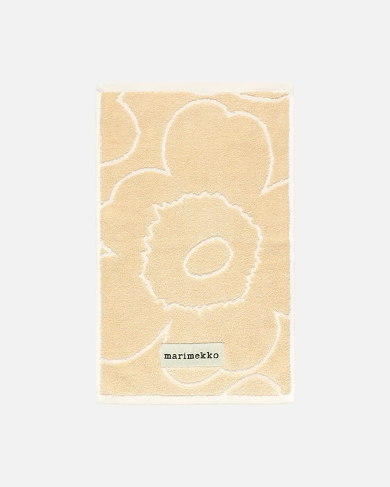 marimekko piirto unikko towel | light beige
