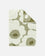marimekko unikko towel | green umbra + cream