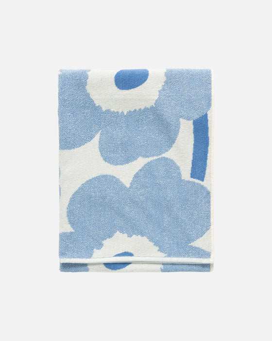 marimekko unikko towel | light blue