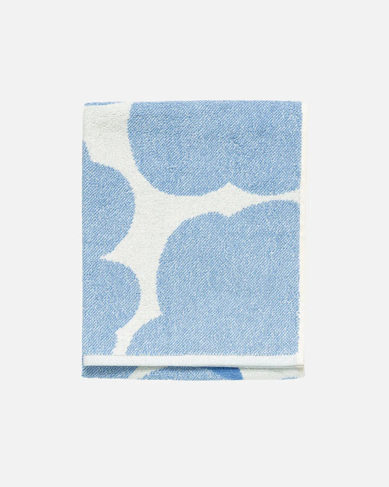 marimekko unikko towel | light blue
