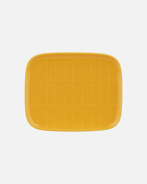marimekko tiiliskivi plate | 15 x 12 cm - saffron