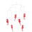 flensted sea horse | red
