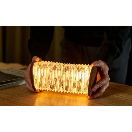 gingko velvet smart accordion lamp