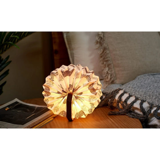 gingko velvet smart accordion lamp