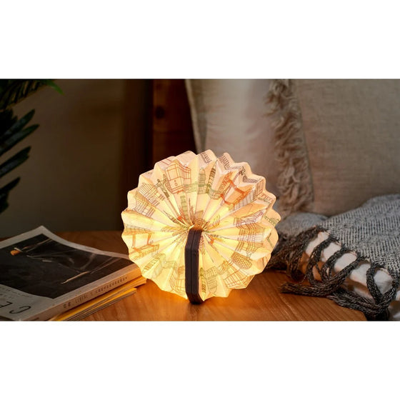 gingko velvet smart accordion lamp