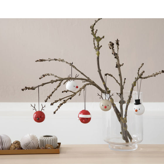 hoptimist reindeer ornament | 2 pieces