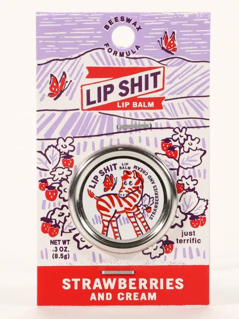 blue q lip shit | lip balm