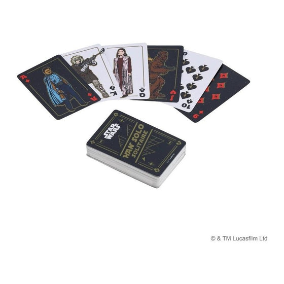 star wars han solo solitaire card game