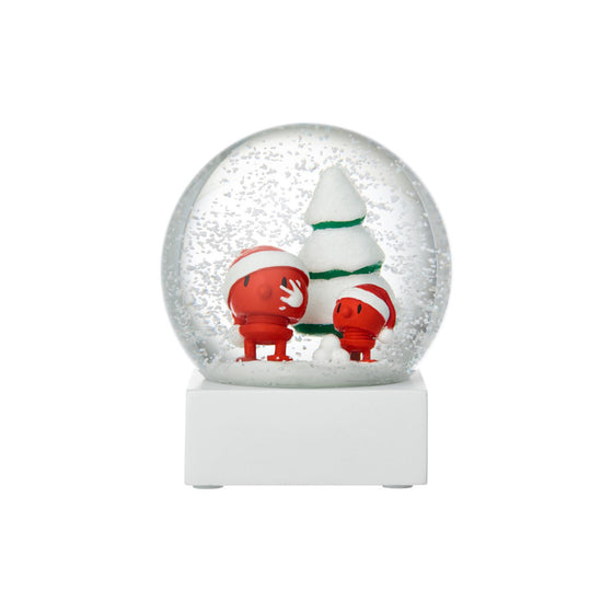 hoptimist santa snow globe