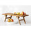 collapsible mango wood board table