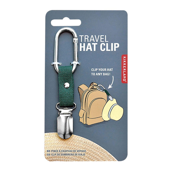 kikkerland travel hat clip green
