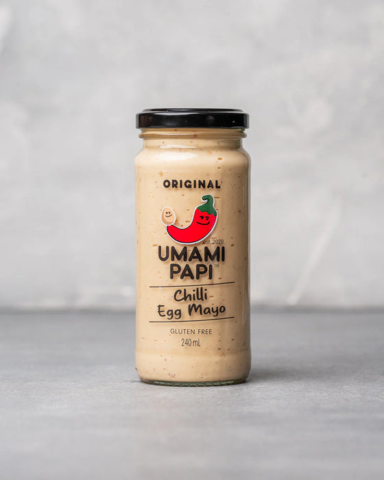 umami papi chilli egg mayo