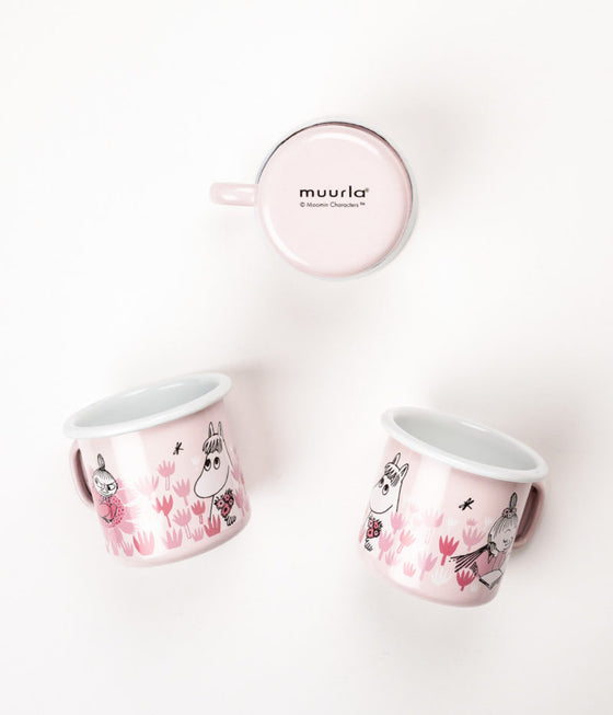 muurla moomin girls enamel mug | 2.5dl