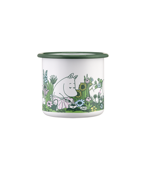 muurla moomin in the garden enamel mug | 3.7dl