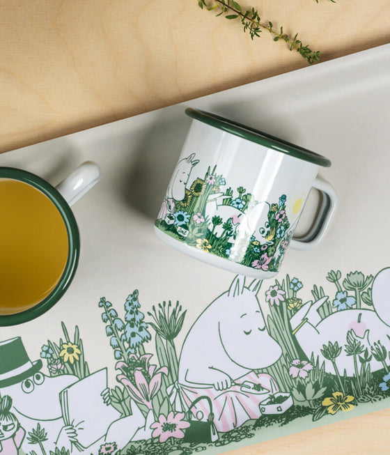 muurla moomin in the garden enamel mug | 3.7dl