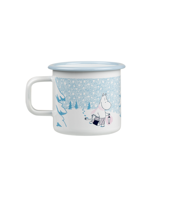muurla moomin let it snow enamel mug | 3.7dl