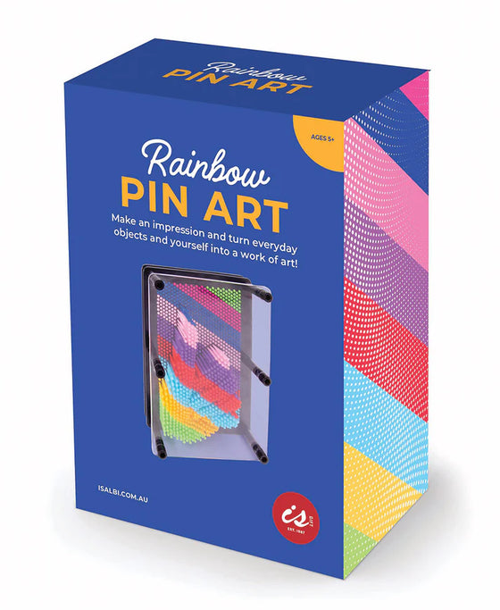 rainbow pin art
