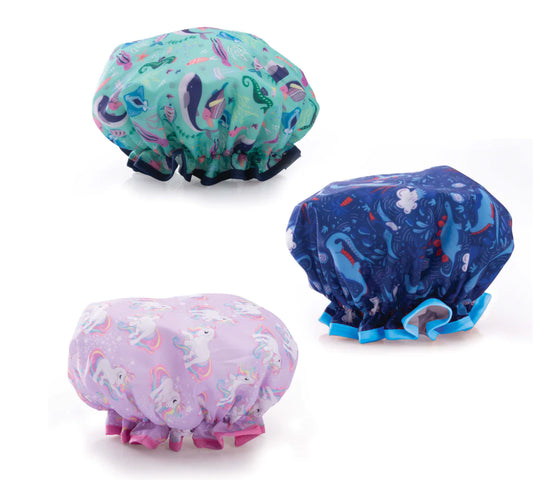 kids animal shower cap