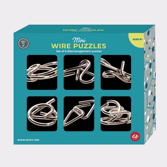 mini wire puzzle | set of 6
