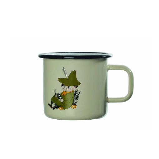 muurla moomin snufkin fishing enamel mug | 3.7dl