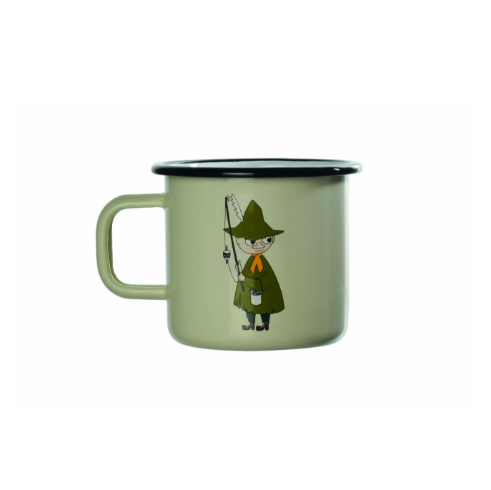 muurla moomin snufkin fishing enamel mug | 3.7dl