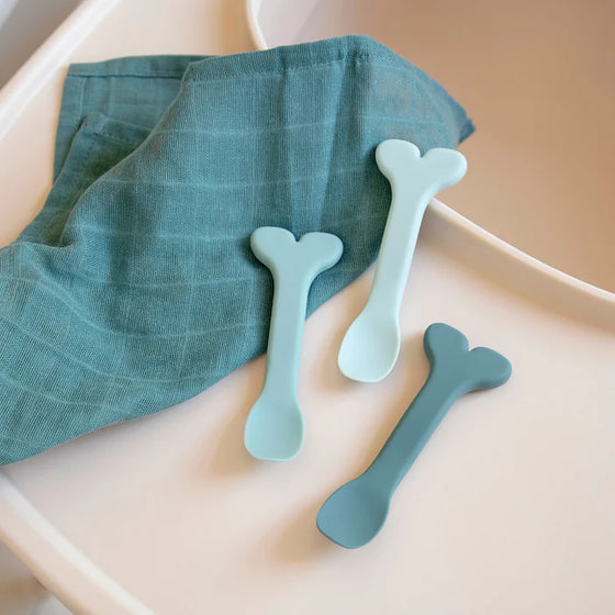 done by deer | baby spoon - wally blue