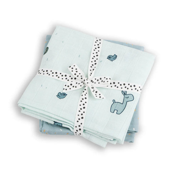 done by deer swaddle + burp cloths | 2 pack