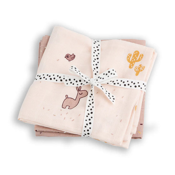 done by deer swaddle + burp cloths | 2 pack