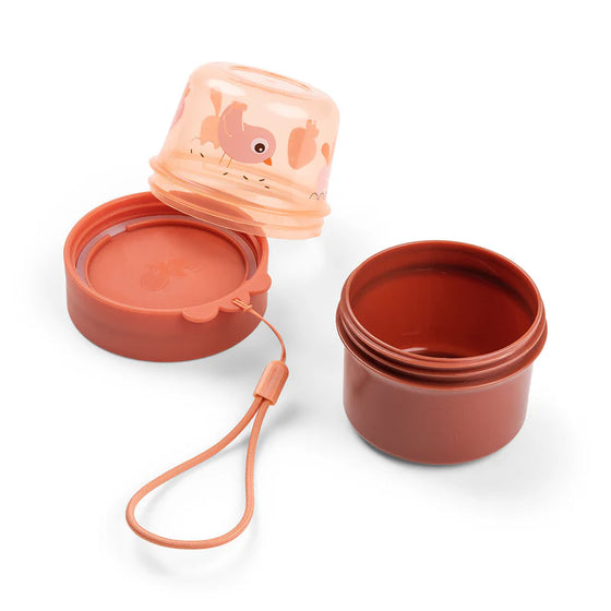 done by deer 2-way snack container | birdee papaya