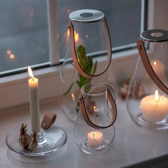 holmegaard design with light lantern | 25 cm