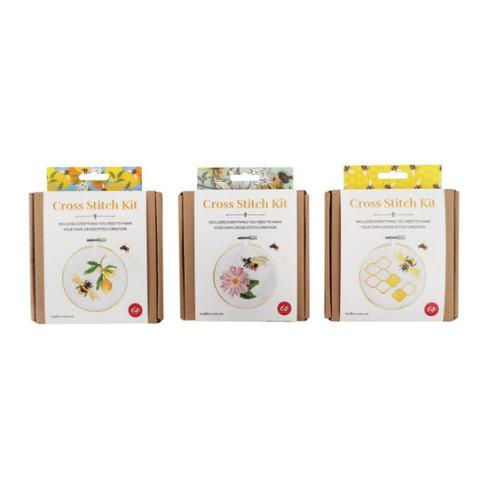 cross stitch kit | bees