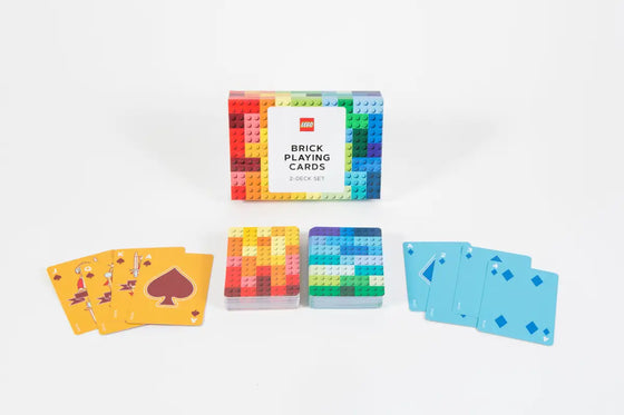 lego brick playing cards