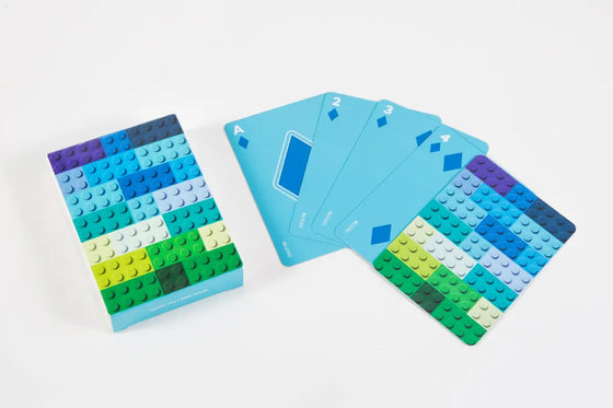 lego brick playing cards