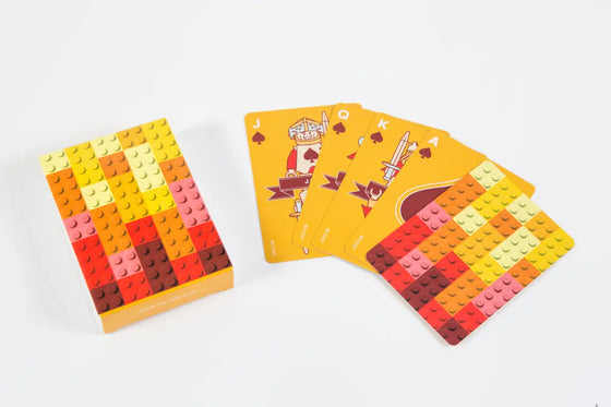 lego brick playing cards