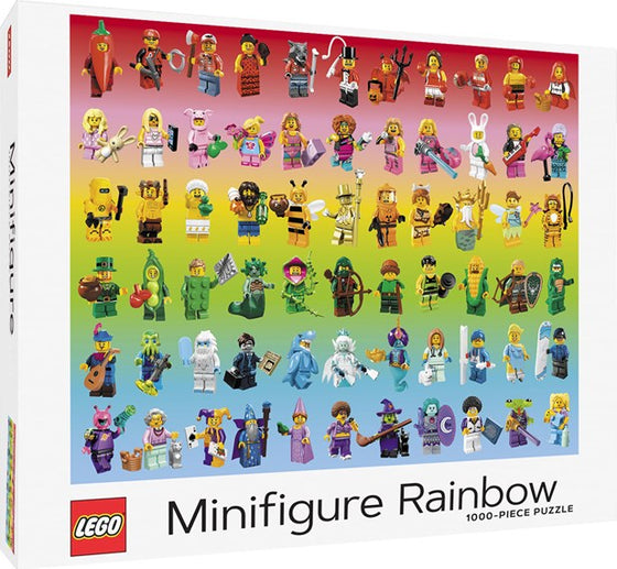 LEGO minifigure rainbow puzzle | 1000 pieces