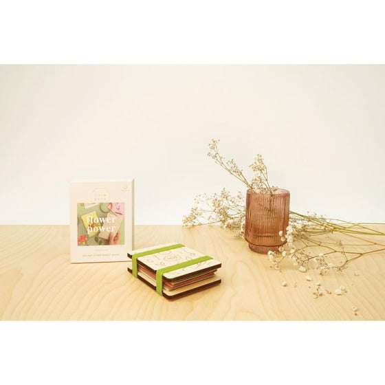 luckies calm club flower power press