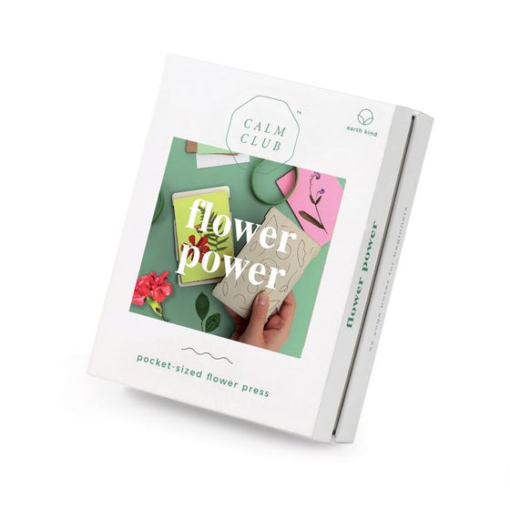 luckies calm club flower power press