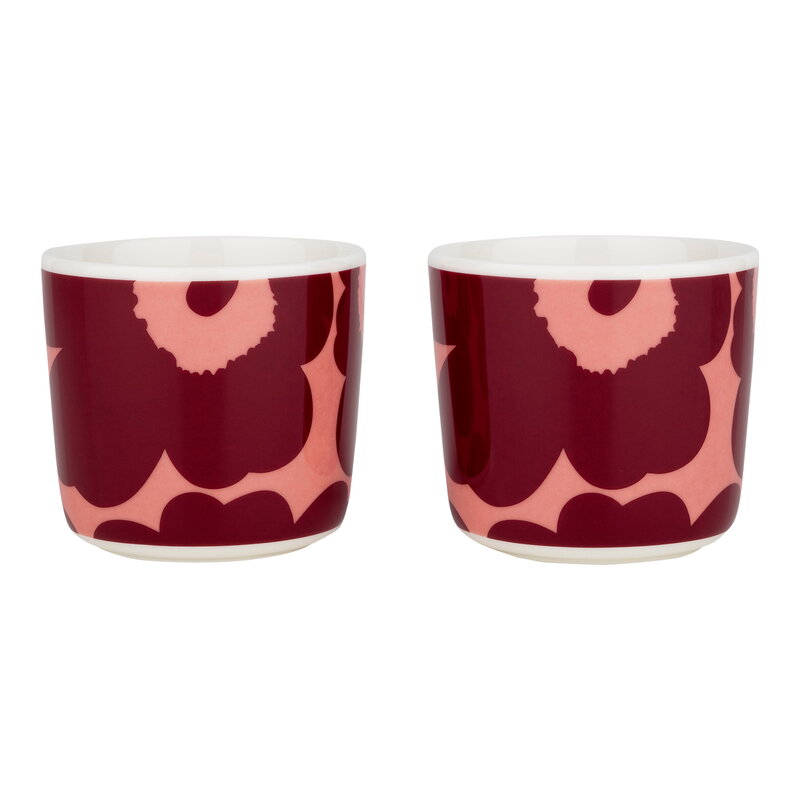 marimekko oiva unikko coffee cup set | 2dl without handle - new