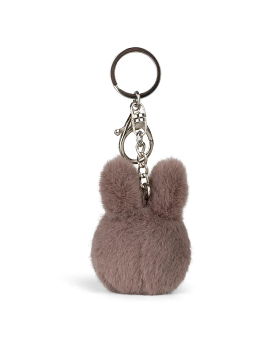 bon ton miffy eco fuzzy keychain | taupe