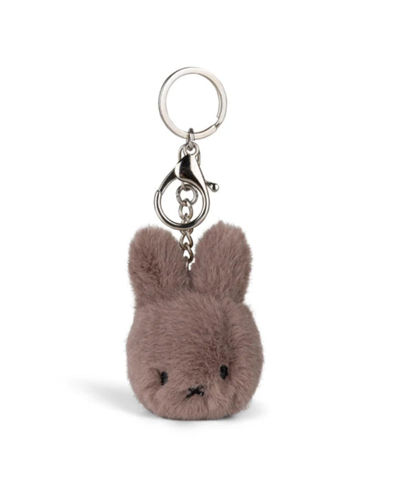 bon ton miffy eco fuzzy keychain | taupe