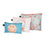 loqi smiley zip pockets | 3 piece set