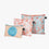 loqi smiley zip pockets | 3 piece set